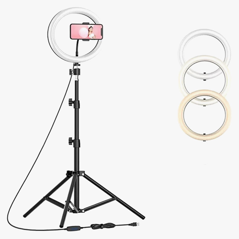 رینگ-لایت-HERO-HX-260-Ring-Light-(26-سانتی-متر-10-وات)-+-پایه