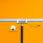 نور ثابت ال ای دی مدل K100 REMOTE